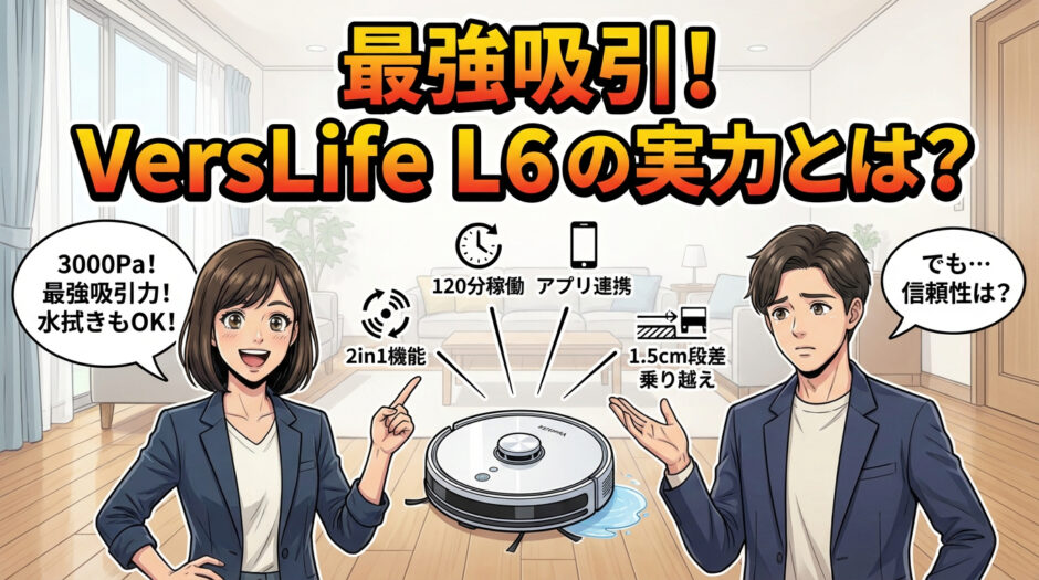 VersLife L6の特徴と口コミ・評判