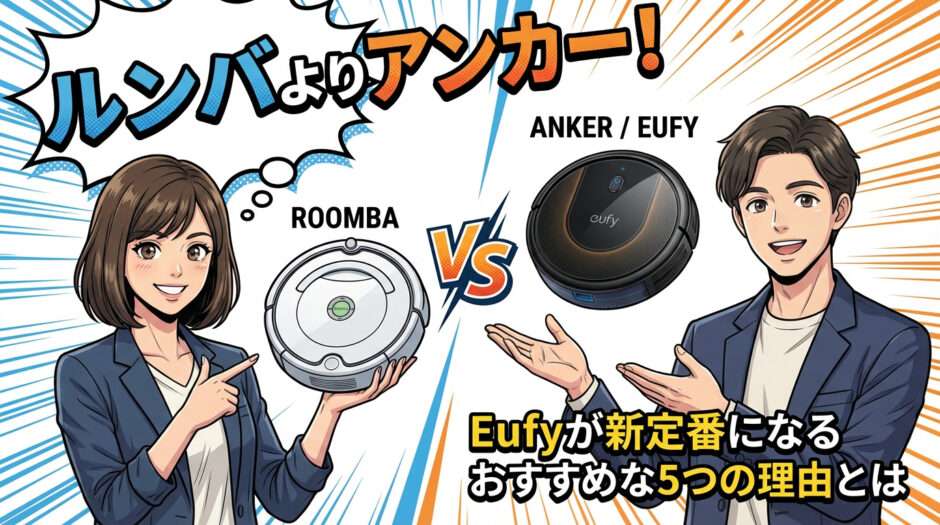 ロボット掃除機はルンバよりアンカー！Eufyが新定番になるおすすめな5つの理由とは