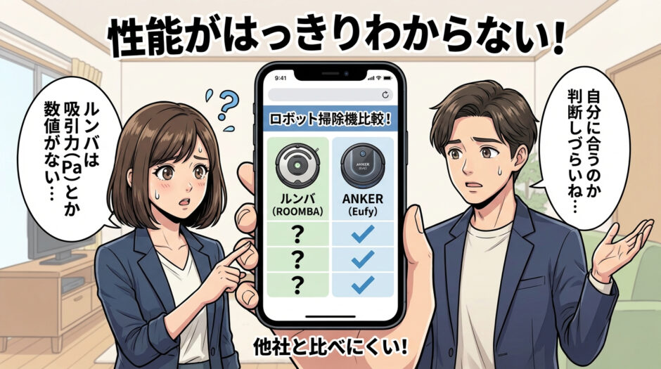 性能がはっきりわからない