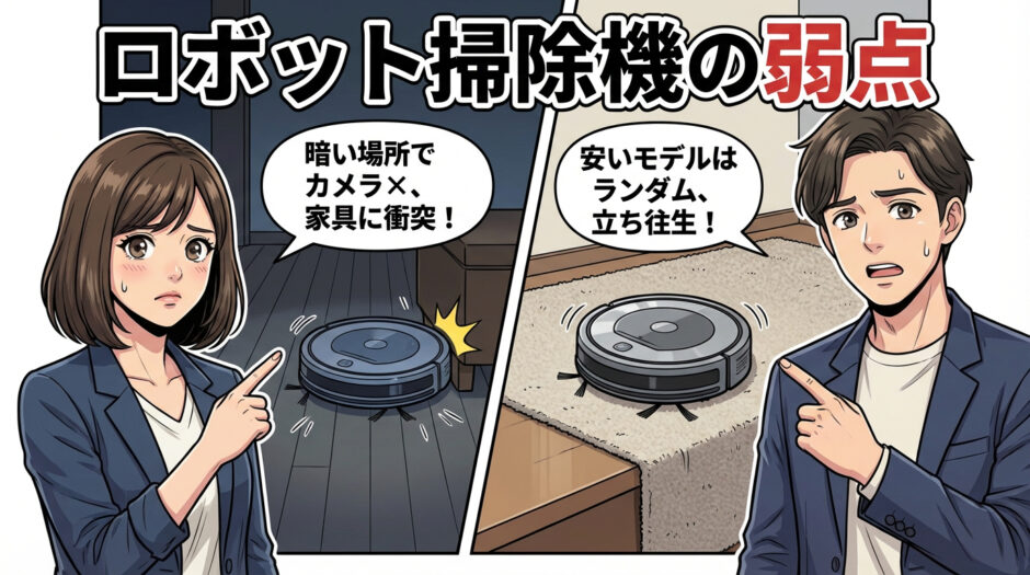 トラブルや不具合が起きやすい