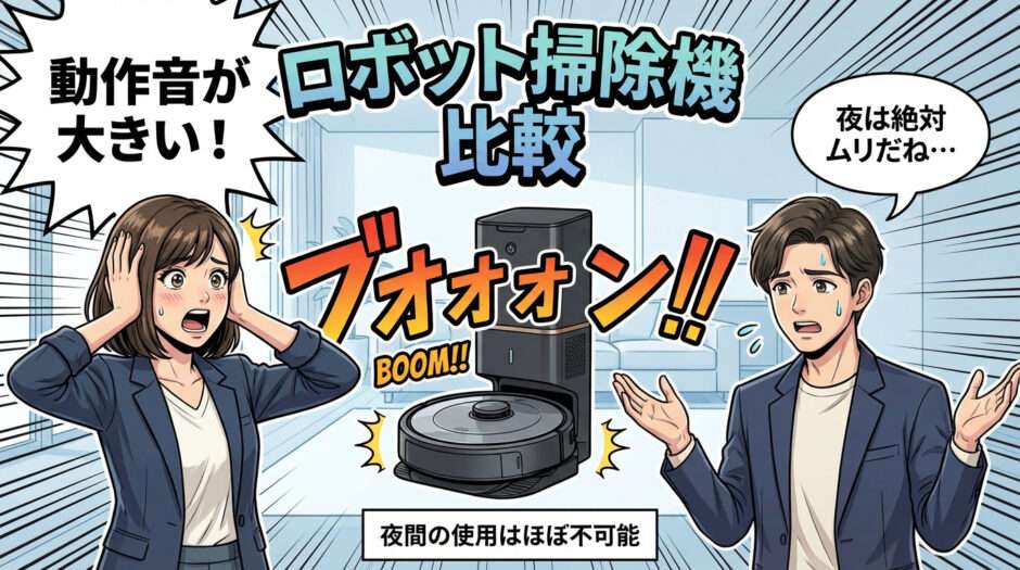 動作音が大きい