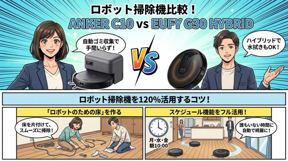 ロボット掃除機を「使いこなす」コツ